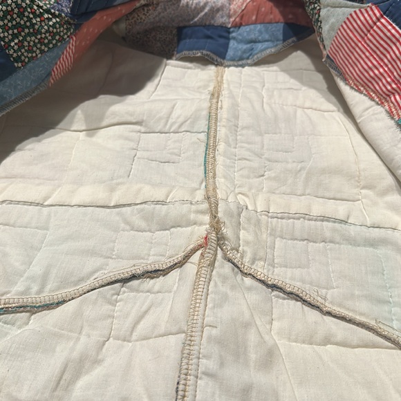 CUSTOM TAILOR-MADE PATCHWORK QUILT JACKET - Picture 12 of 12